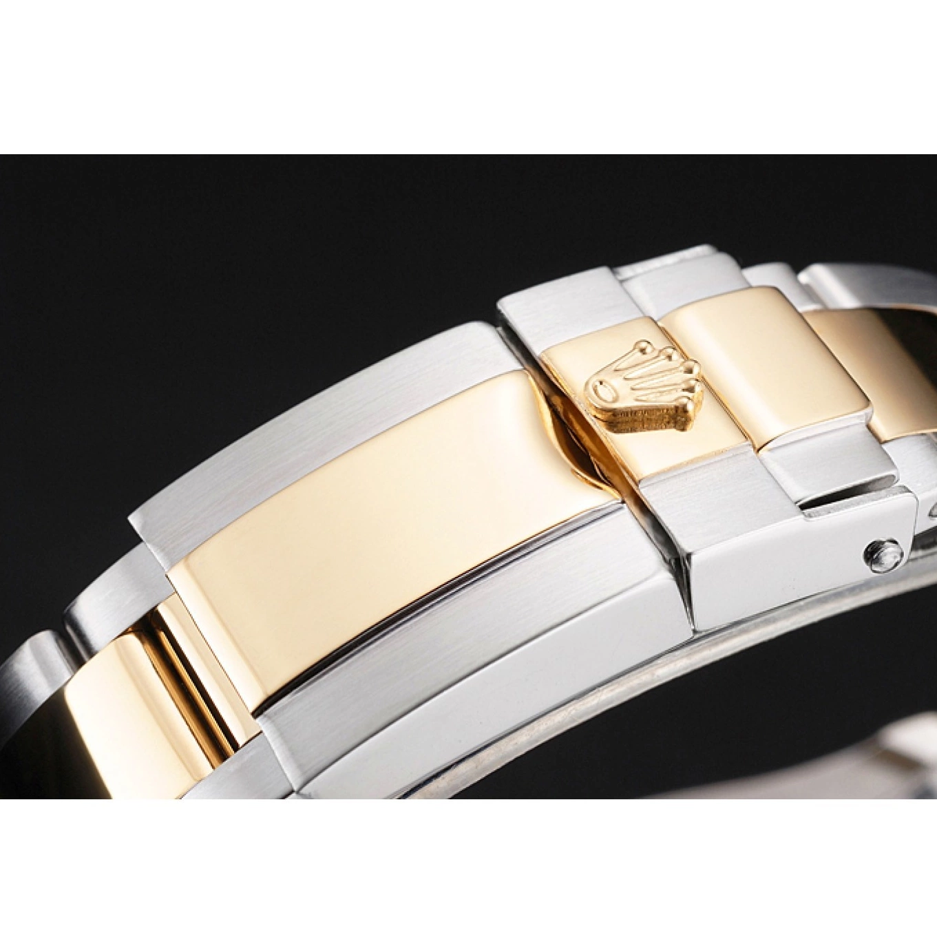 Good Copy Rolex Watches Bezel Steel Gold Rolex Tone Gray Yacht-Master Swiss Case Dial Stainless Dial Two 0627
